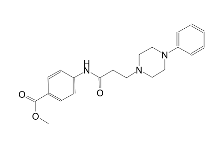 Methyl 4-([3-(4-phenyl-1-piperazinyl)propanoyl]amino)benzoate