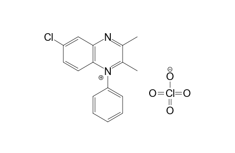 6-chloro-2,3-dimethyl-1-phenylquinoxalinium perchlorate