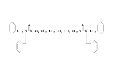 1,1'-hexamethylenebis[3,3-dibenzylurea]