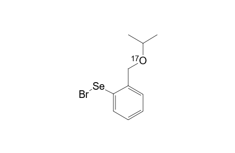 [(17)-O]-LABELED-2-(ISOPROPOXYMETHYL)-BENZENESELENENYL-BROMIDE