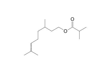 3,7-Dimethyl-6-octen-1-ol isobutyrate