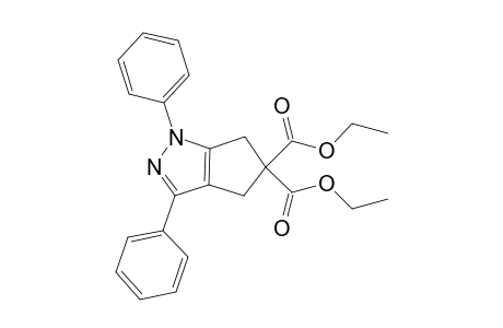 4',4'-bis(Ethoxycarbonyl)-1,3-diphenylcyclopenteno[1,2-d]-pyrazole