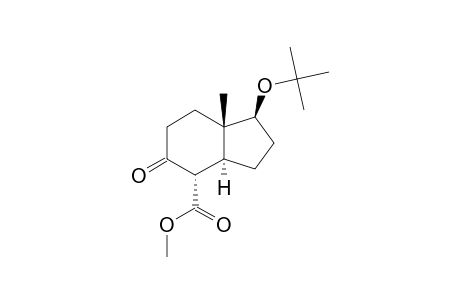 METHYL-(+/-)-1-BETA-TERT.-BUTOXY-7A-BETA-METHYL-5-OXO-2,3,3A-ALPHA,4,5,6,7,7A-OCTAHYDRO-1H-INDENE-4-ALPHA-CARBOXYLATE