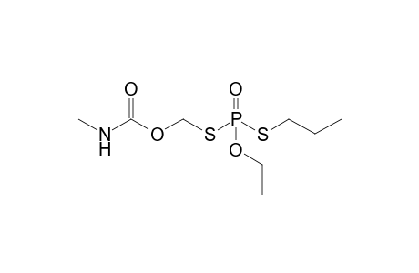 Phosphorodithioic acid, O-ethyl S-[[[(methylamino)carbonyl]oxy]methyl] S-propyl ester