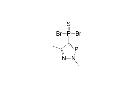 4-DIBROMOTHIOPHOSPHORYL-2,5-DIMETHYL-2H-1,2,3-SIGMA(2)-DIAZAPHOSPHOLE