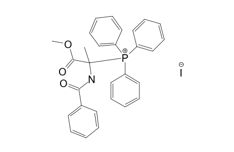 N-BENZOYL-ALPHA-TRIPHENYLPHOSPHONIOALANINE-METHYLESTER-IODIDE