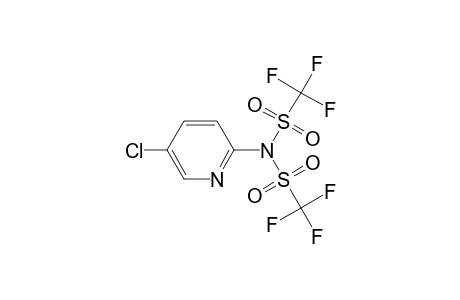 N-(5-Chloro-2-pyridinyl)(trifluoro)-N-[(trifluoromethyl)sulfonyl]methanesulfonamide