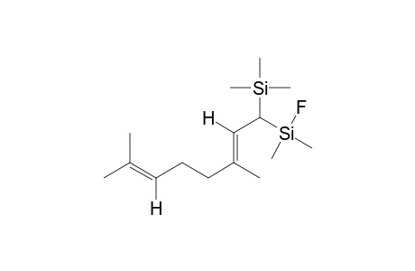 trans-3,7-dimethyl-1-(dimethylfluorosilyl)-1-(trimethylsilyl)-2,6-octadiene