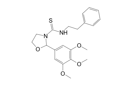 N-phenethylthio-2-(3,4,5-trimethoxyphenyl)-3-oxazolidinecarboxamide