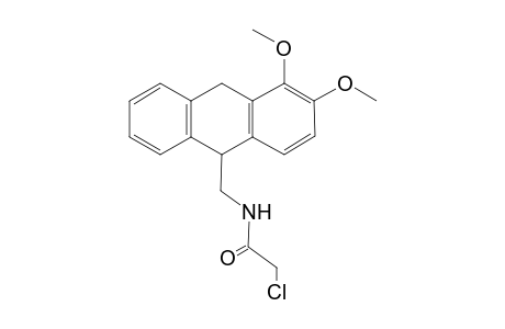 2-chloranyl-N-[(3,4-dimethoxy-9,10-dihydroanthracen-9-yl)methyl]ethanamide