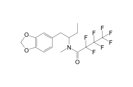 N-(1-(benzo[d][1,3]dioxol-5-yl)butan-2-yl)-2,2,3,3,4,4,4-heptafluoro-N-methylbutanamide