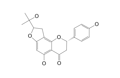 (2S)-5,4'-DIHYDROXY-[2''-(1-HYDROXY-1-METHYLETHYL)-DIHYDROFURANO]-(7,8:6'',5'')-FLAVANONE