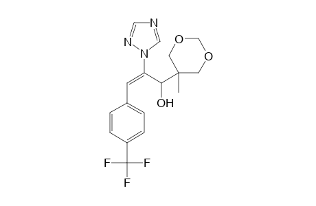 1-(5-Methyl-1,3-dioxan-5-yl)-2-(1,2,4-triazol-1-yl)-(E)-3-(4-trifluoromethyl-phenyl)-2-propenol