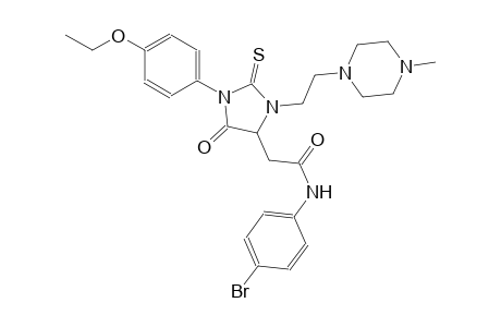 4-imidazolidineacetamide, N-(4-bromophenyl)-1-(4-ethoxyphenyl)-3-[2-(4-methyl-1-piperazinyl)ethyl]-5-oxo-2-thioxo-