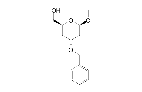 .alpha.-D-threo-Hexopyranoside, methyl 2,4-dideoxy-3-O-(phenylmethyl)-