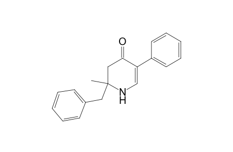 2-Benzyl-2-methyl-5-phenyl-2,3-dihydropyrid-4-one