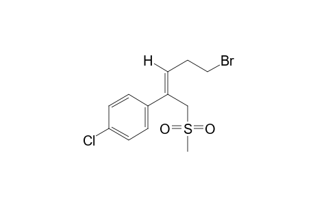 (Z)-5-bromo-2-(p-chlorophenyl)-2-pentenyl methyl sulfone