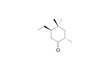 (+)-(2R,5S)-5-ETHYL-2,4,4-TRIMETHYLCYClOHEXAN-1-ONE