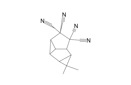 EXO-TETRACYCLO-[4.3.0.0(2,4).0(5,7)]-NONAN-8,8,9,9-TETRACARBONITRILE