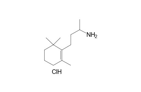 alpha,2,6,6-TETRAMETHYL-1-CYCLOHEXENE-1-PROPYLAMINE, HYDROCHLORIDE