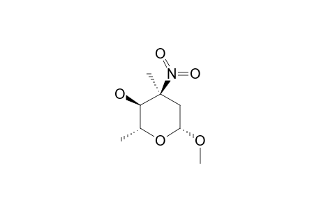 METHYL-2,3,6-TRIDEOXY-3-C-METHYL-3-NITRO-BETA-L-RIBO-HEXOPYRANOSIDE;METHYL-BETA-DECILONITROSIDE