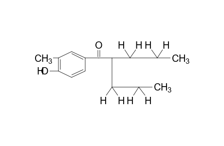 4'-hydroxy-3'-methyl-2-propylvalerophenone