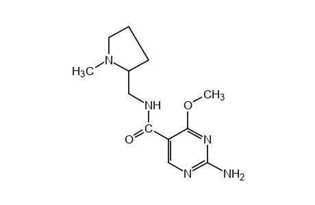 2-amino-4-methoxy-N-[(1-methyl-2-pyrrolidinyl)methyl]-5-pyrimidine carboxamide