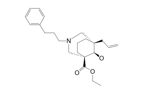 ETHYL-(1R*,5S*,9R*)-9-HYDROXY-3-(3-PHENYLPROPYL)-5-(2-PROPENYL)-3-AZABICYCLO-[3.3.1]-NONANE-1-CARBOXYLATE