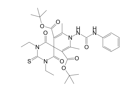 Di-tert-butyl 9-[(anilinocarbonyl)amino]-2,4-diethyl-8,10-dimethyl-1,5-dioxo-3-thioxo-2,4,9-triazaspiro[5.5]undeca-7,10-diene-7,11-dicarboxylate