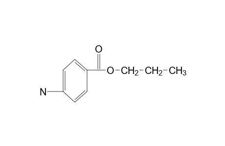 p-aminobenzoic acid, propyl ester