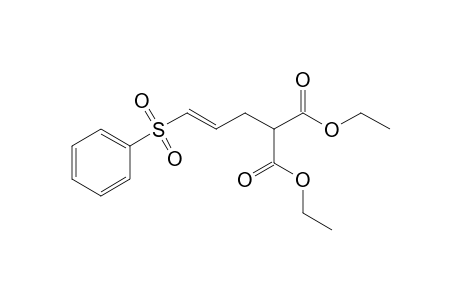 Diethyl 2-[(E)-3-(phenylsulfonyl)-2-propenyl]malonate