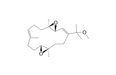 3,4 :11,12-bis(Epoxy)-15-methoxy-1,7-Cembradiene