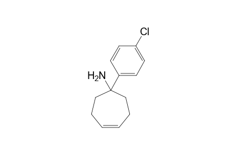 1-(4-Chlorophenyl)cyclohept-4-en-1-amine