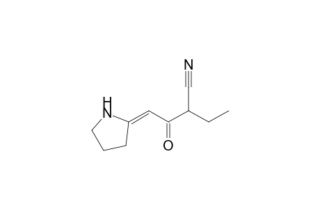 2-Ethyl-3-oxo-4-pyrrolidin-2-ylidene-butyronitrile