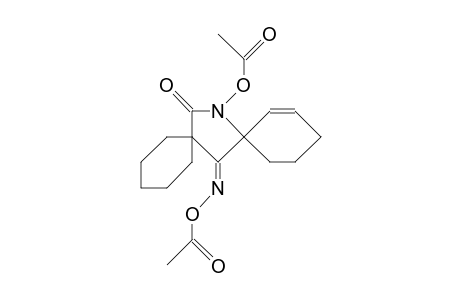 14-ACETOXY-7-ACETOXYIMINO-14-AZADISPIRO-[5.1.5.2]-PENTADEC-9-ENE-15-ONE