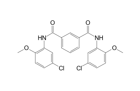 N,N'-bis-(5-chloro-2-methoxy-phenyl)-isophthalamide