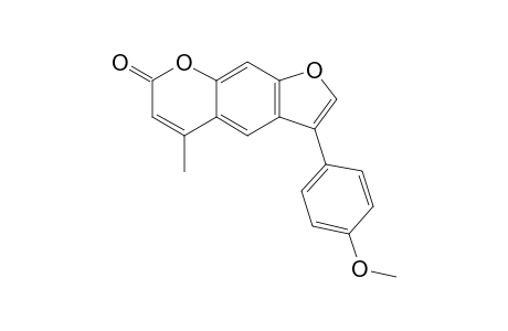 3-(4-Methoxyphenyl)-5-methyl-7-furo[3,2-g][1]benzopyranone