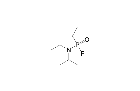 (ISOPROPYL)2NP(O)C2H5F;N,N-DIISOPROPYL-P-ETHYL-PHOSPHONAMIDIC-FLUORIDE