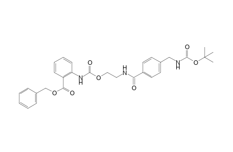 N-carboxyanthranilic acid, 1-benzyl N-{2-[alpha-(carboxyamino)-p-toluamido]ethyl}ester, tert-butyl ester