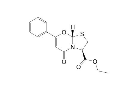 (3R,9R)-5-OXO-7-PHENYL-2,3-DIHYDRO-5H-THIAZOLO-[2,3-B]-[1,3]-OXAZINE-3-CARBOXYLIC-ACID-ETHYLESTER