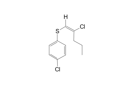 (E)-1-(4-CHLOROBENZENESULFENYL)-2-CHLORO-1-PENTENE