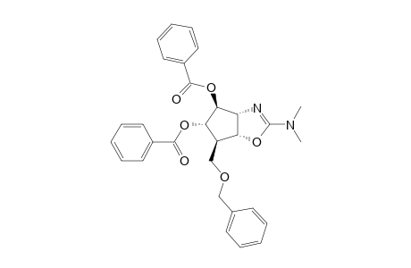 (1S,5S)-6-EXO,7-ENDO-DIBENZOYLOXY-8-EXO-BENZYLOXYMETHYL-3-DIMETHYLAMINO-2-OXA-4-AZABICYCLO-[3.3.0]-OCT-3-ENE