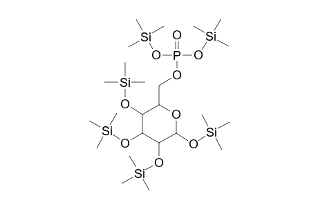 6-O-(Bis[(trimethylsilyl)oxy]phosphoryl)-1,2,3,4-tetrakis-O-(trimethylsilyl)hexopyranose