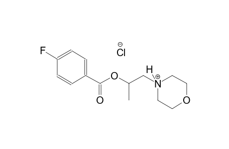 4-{2-[(4-fluorobenzoyl)oxy]propyl}morpholin-4-ium chloride