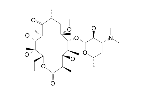 5-O-DESOSAMINYL-6-O-METHYL-ERYTHRONOLIDE-A