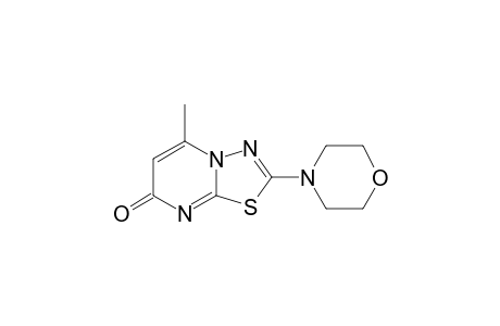 5-METHYL-2-MORPHOLINO-7H-1,3,4-THIADIAZOLO-[3,2-A]-PYRIMIDIN-7-ONE