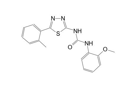 N-(2-methoxyphenyl)-N'-[5-(2-methylphenyl)-1,3,4-thiadiazol-2-yl]urea