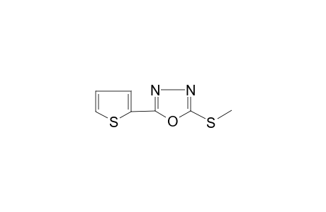 2-(Methylsulfanyl)-5-(2-thienyl)-1,3,4-oxadiazole