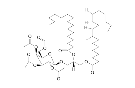 (2S)-SN-1-O-LINEOYL-SN-2-O-PALMITOYL-SN-3-BETA-D-2''',3''',4'''-TRIACETYL-6'''-FORMYLGALACTO-PYRANOSYL-GLYCEROL