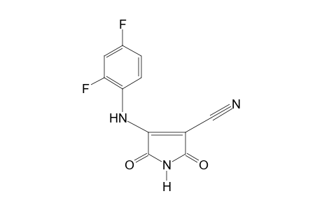 2-cyano-3-(2,4-difluoroanilino)maleimide